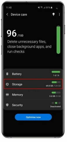 how to check phone storage / حافظه داخلی گوشی
