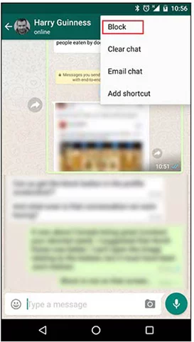 block-contact-whatsapp / بلاک کردن در واتساپ