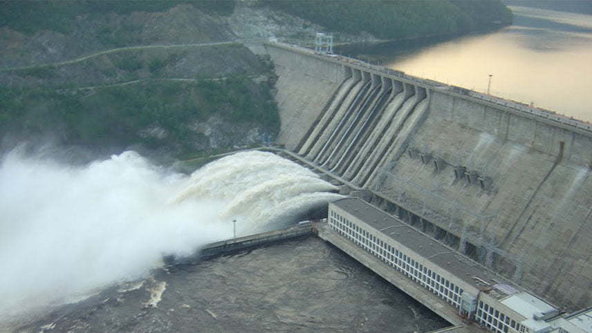 پر آب ترین سد جهان / Zeya-dam