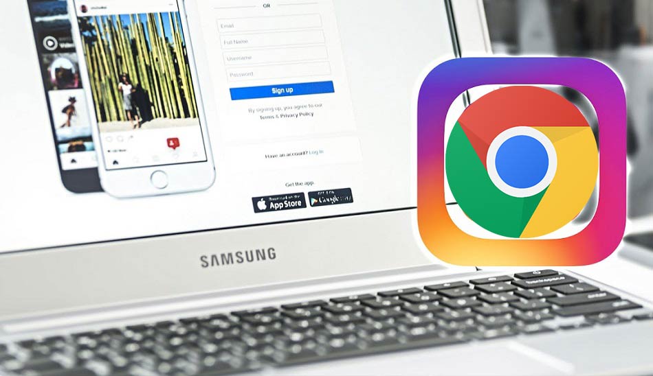 instagram-chrome-desktop / چگونه از طریق گوگل وارد اینستا شویم