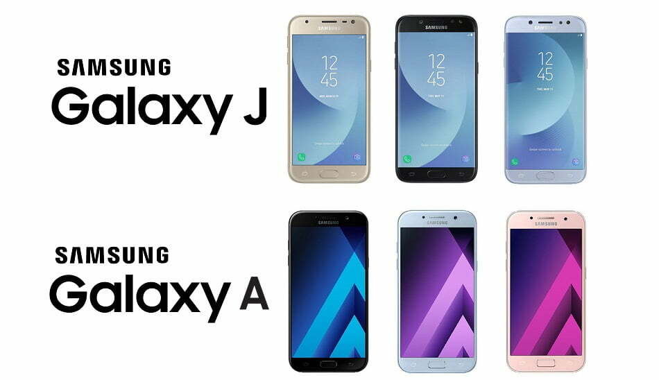 مقایسه گوشی های جدید سامسونگ / galaxy a vs galaxy j