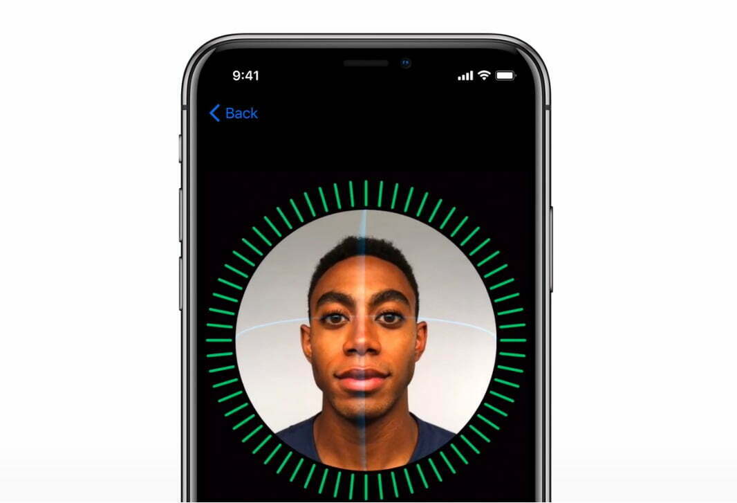 Face ID آیفون 10 در وان پلاس 6