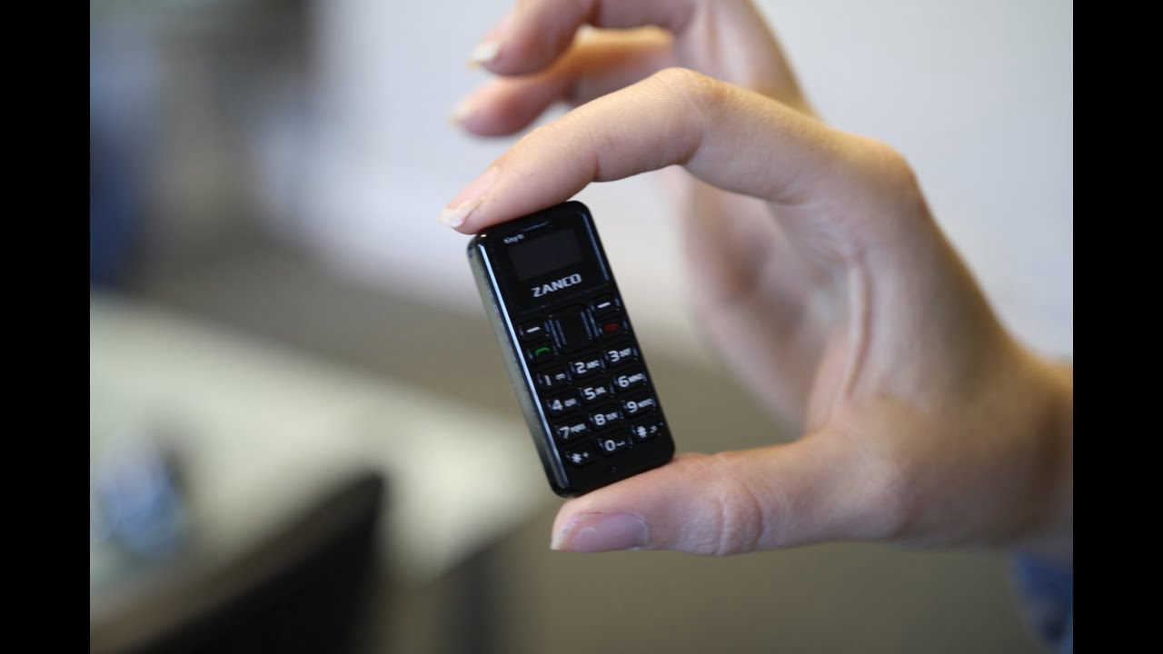 Zanco Tiny T1 کوچکترین گوشی موبایل جهان