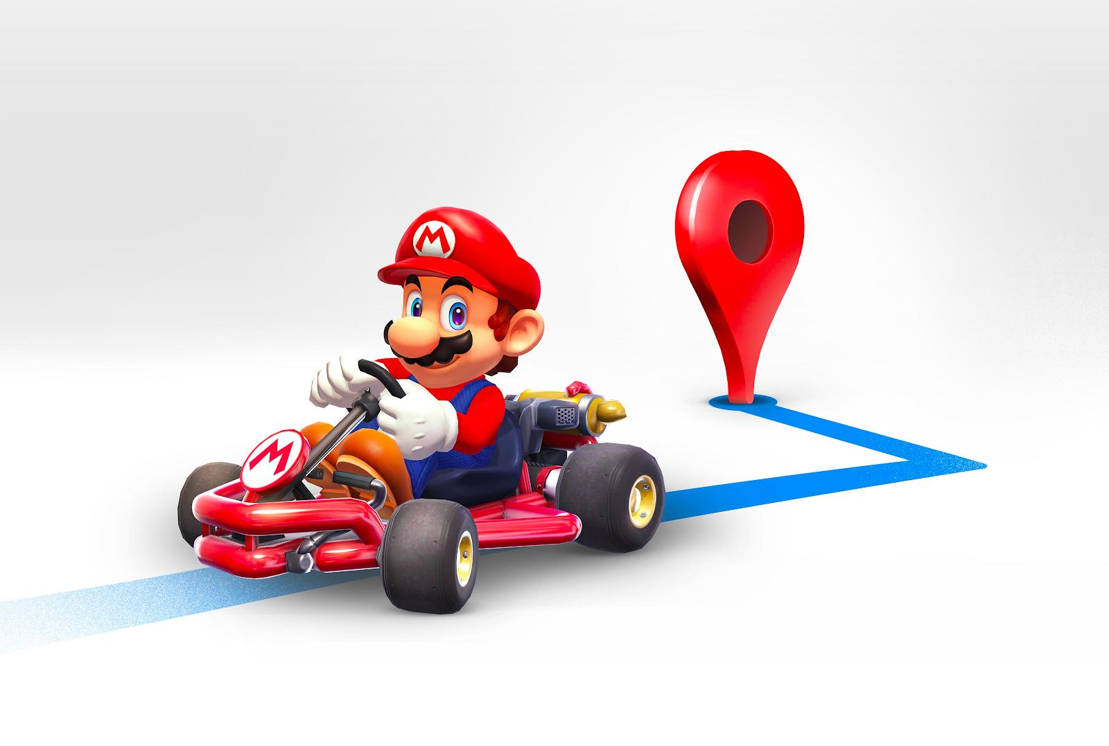 Mario گوگل مپ