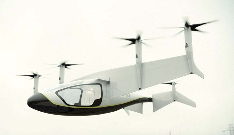 flying taxi-rolls-royce-evtol تاکسی پرنده رولز رویس