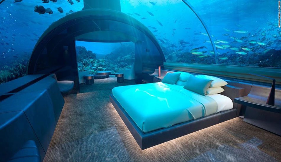 first underwater hotel / موراکا اولین هتل زیرآبی جهان در جزیره مالدیو