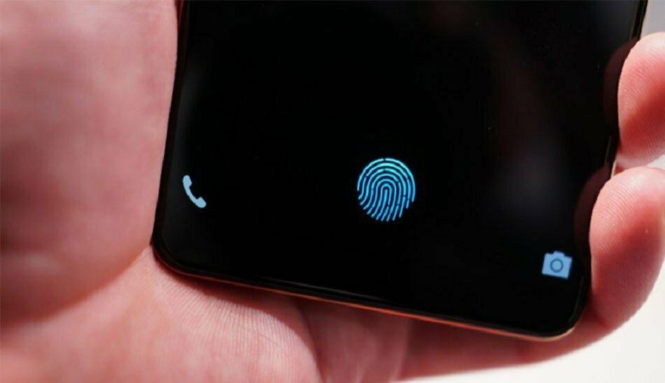 Screen Fingerprint/حسگر اثر انگشت مخفی