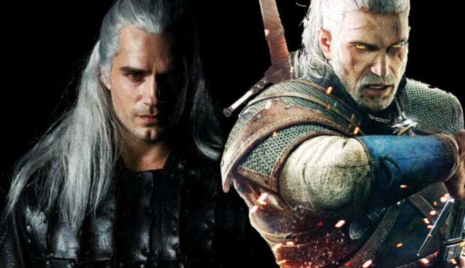 The Witcher Henry Cavill Geralt comparison / هنری کویل و گرالت در سریال The Witcher