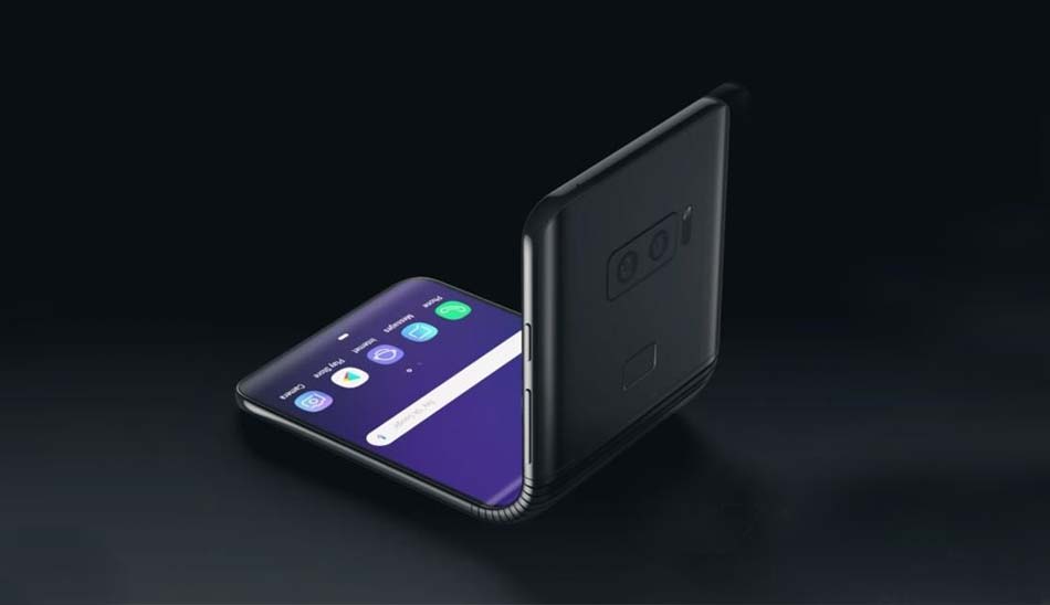 نمایشگر انعطاف پذیر سامسونگ / samsung foldable display