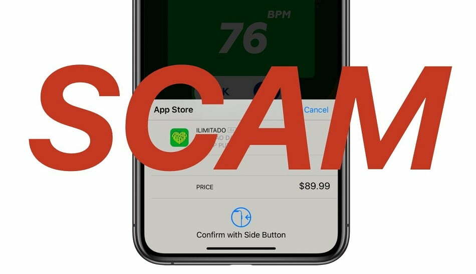 کلاهبرداری در اپ استور / app store scam