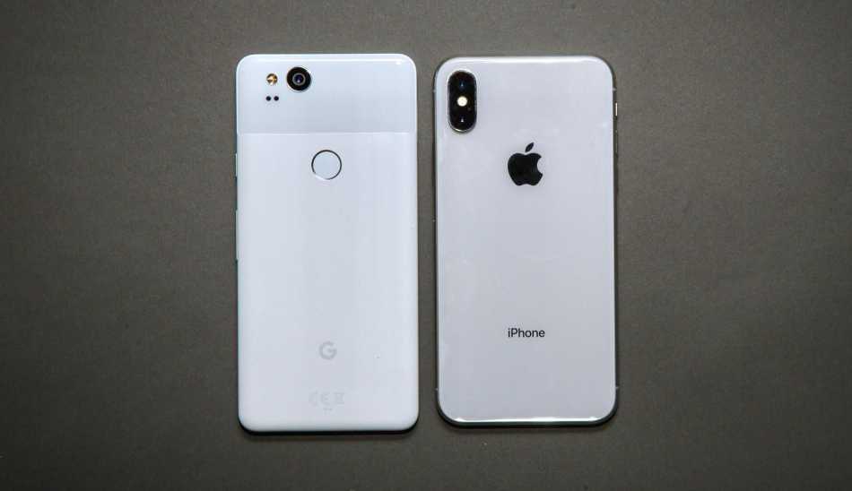 گوگل پیکسل 3 در برابر آیفون 10 / Google Pixel 3 vs. iPhone 10