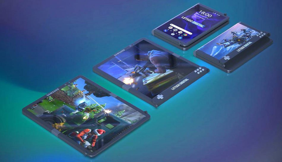 Samsung foldable gaming phone/گوشی تاشو گیمینگ سامسونگ