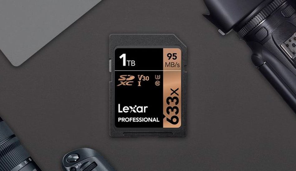 کارت حافظه یک ترابایتی لکسار / lexar 1TB SD cards