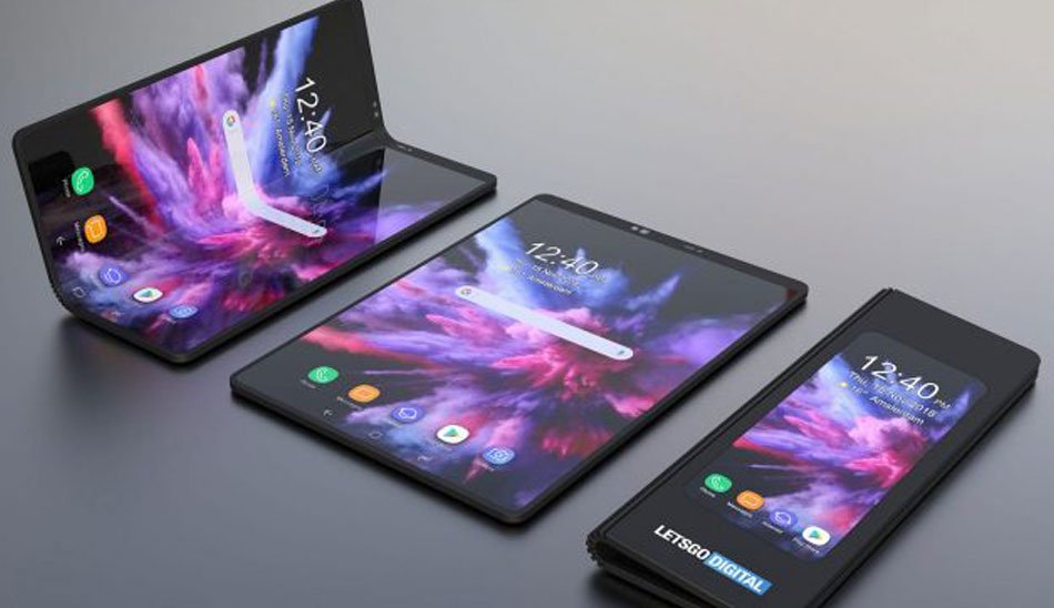 Samsung foldable phone/گوشی انعطاف پذیر سامسونگ