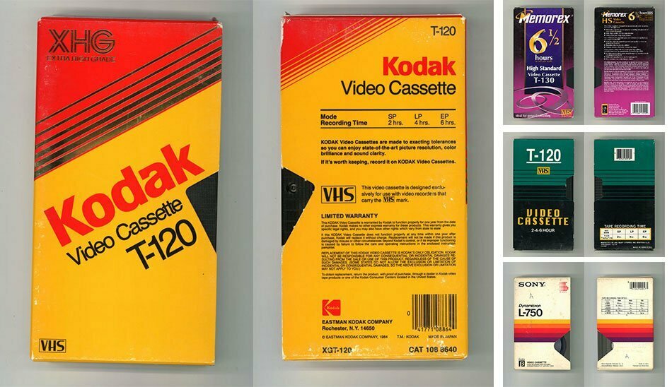 VHS/جلد/رسانه فیزیکی