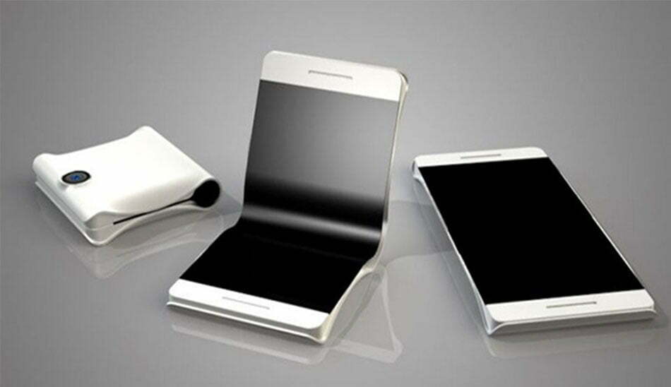 Foldable Samsung smartphone/گوشی انعطاف پذیر سامسونگ