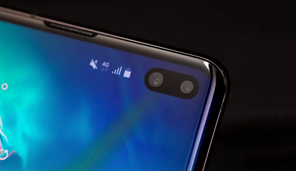 دوربین سامسونگ گلکسی اس 10 پلاس/ samsung galaxy s10 plus selfie camera