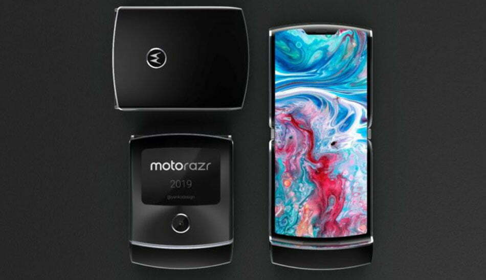 گوشی تاشو موتورولا / motorola foldable phone