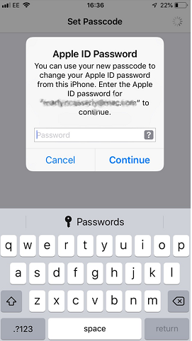 تنظیمات قفل صفحه گوشی اپل
