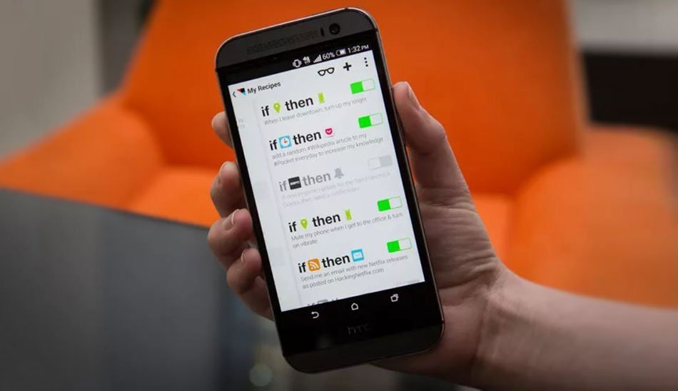 IFTTT / عمر باتری موبایل / Android Phone