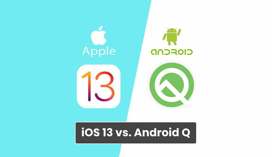 iOS 13 vs Android Q / اندروید 10 در مقابل iOS 13