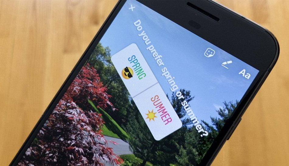 instagram-poll/ قرار دادن نظرسنجی در استوری اینستاگرام