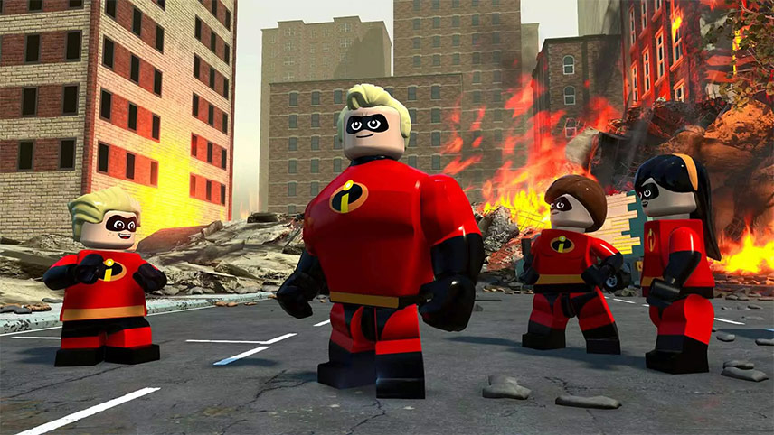 بهترین انیمیشن های پیکسار - بازی کارتون های کمپانی پیکسار - Lego The Incredibles
