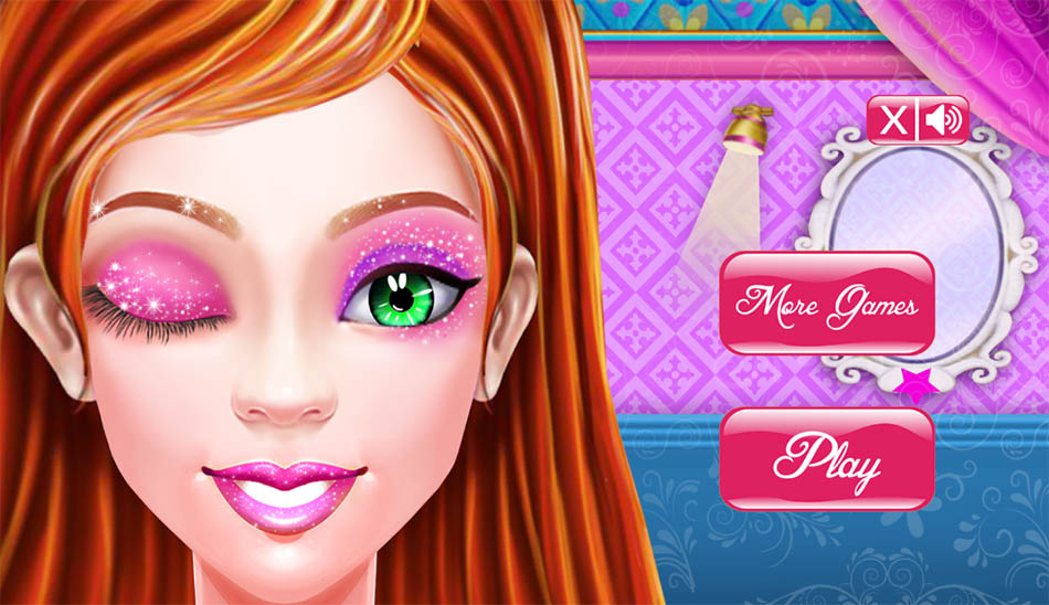 بازی لباس پوشاندن - «Princess Makeup Salon»