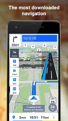Sygic GPS Navigation از بهترین مسیریاب های خودرو - بهترین نرم افزار رهیاب خودرو