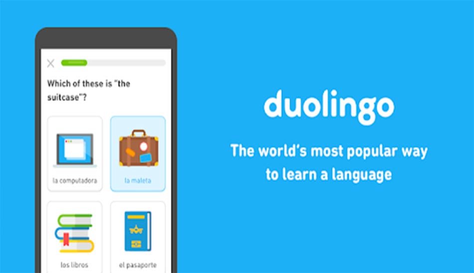 تطبيق Duolingo - تعلم اللغات من أجل تطبيق الكلمات الإنجليزية المجاني