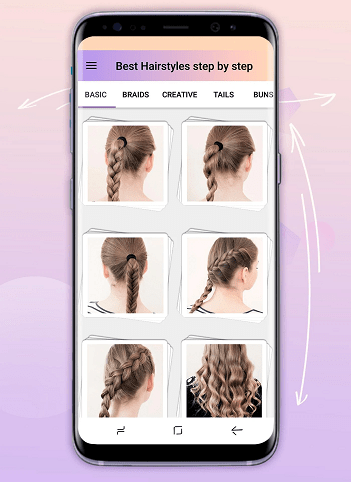 اپلیکیشن تست مدل مو بر روی چهره
