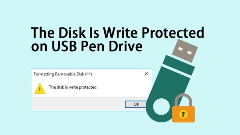 آموزش رفع ارور the disk is write protected