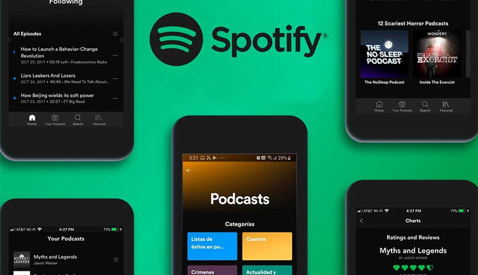 پادکست ویدئویی در spotify