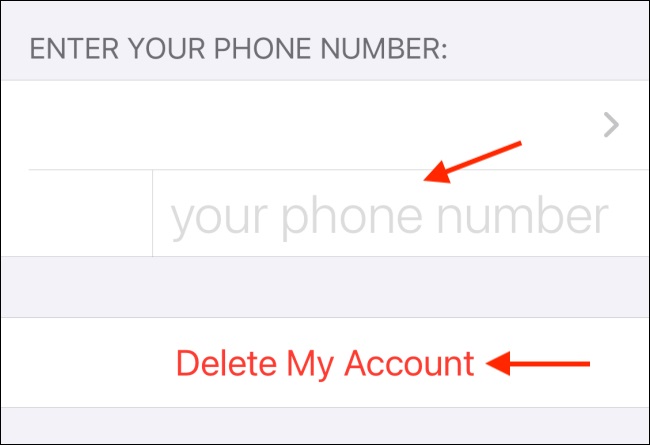 نحوه حذف حساب کاربری / دیلیت اکانت واتساپ در آیفون