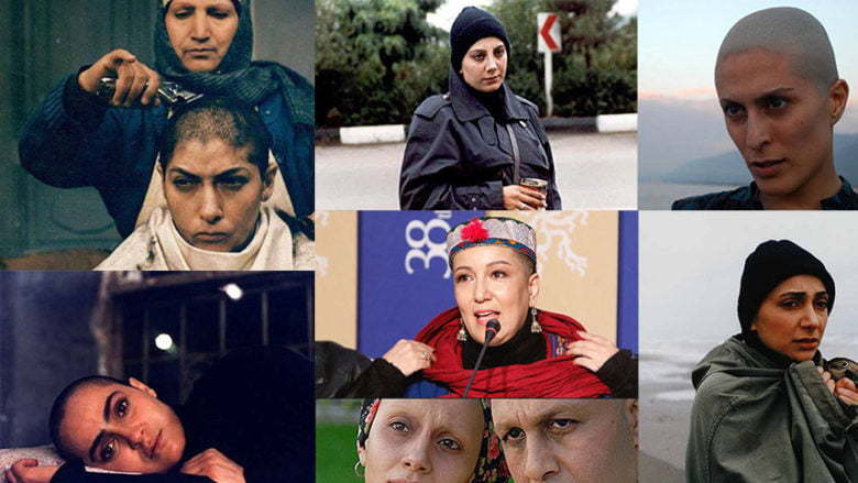 بازیگران زن ایرانی که با موی تراشیده جلوی دوربین رفته اند
