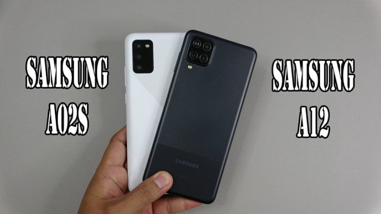 مقایسه گوشی سامسونگ A02s با a12