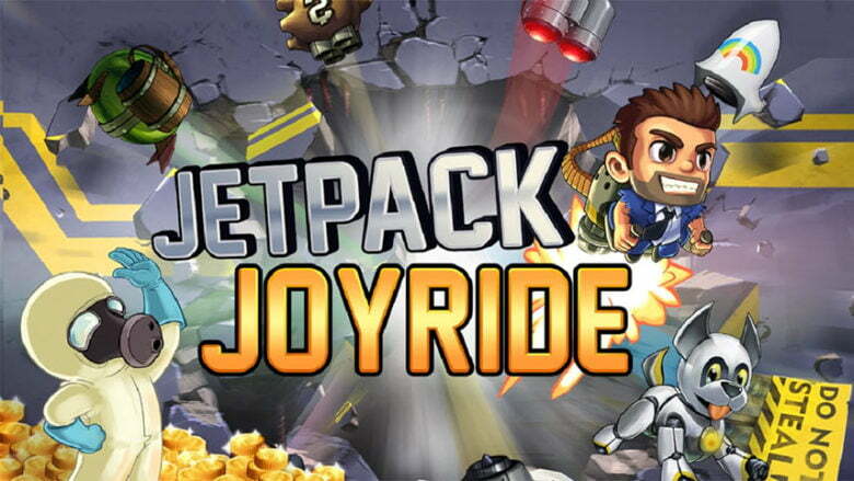 بازی اکشن جت سواری Jetpack Joyride برای اندروید