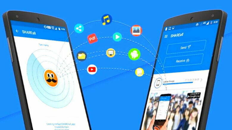 آموزش انتقال فایل از گوشی به گوشی با شریت