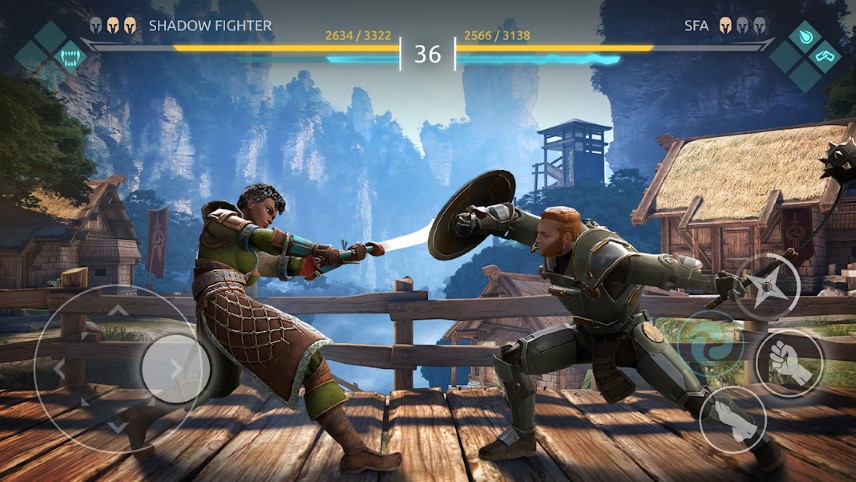 بازی Shadow Fight یکی از بهترین بازی های شستی برای گوشی