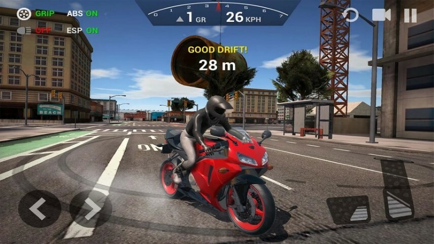 بازی Ultimate Motorcycle Simulator فقط با انگشت شست