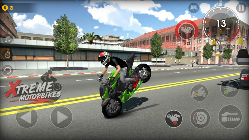 بازی Xtreme Motorbikes یکی از برترین بازی های شستی برای موبایل