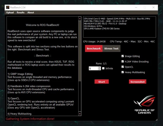 بنچمارک cpu کامپیوتر