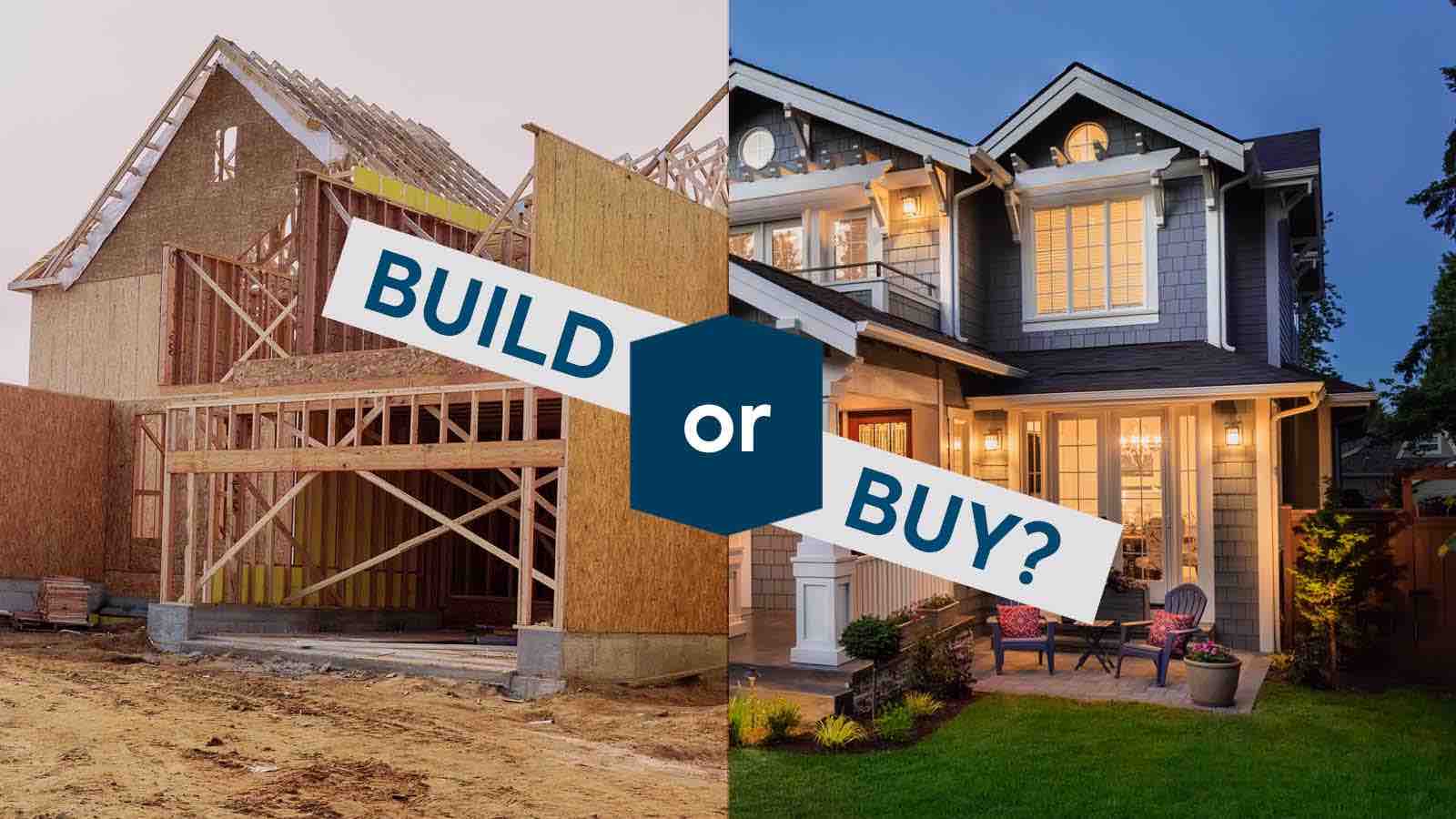 Buying a new building. The House. Build a House. Buy a House. To build a House.