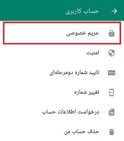 غیر فعال کردن آنلاین بودن در واتساپ فارسی / پنهان کردن انلاین بودن در واتساپ