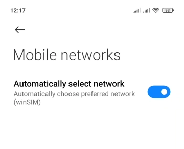 رفع مشکل mobile network not available

