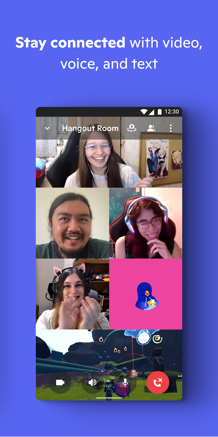 2. اپلیکیشن Discord: Talk, Chat & Hang Out پیام رسان هایی مثل واتساپ که فیلتر نیستند
