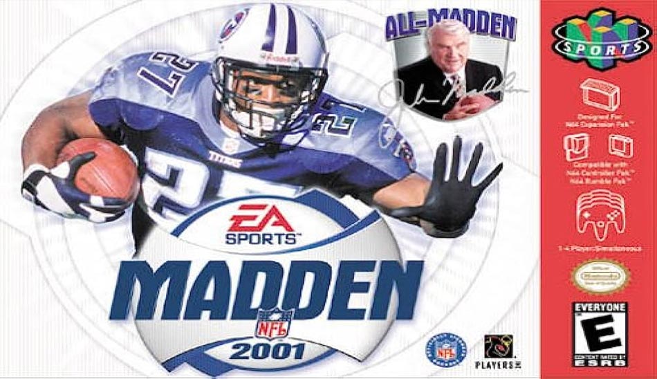 26. بازی Madden NFL 2001 بهترین بازی های پلی استیشن 2
