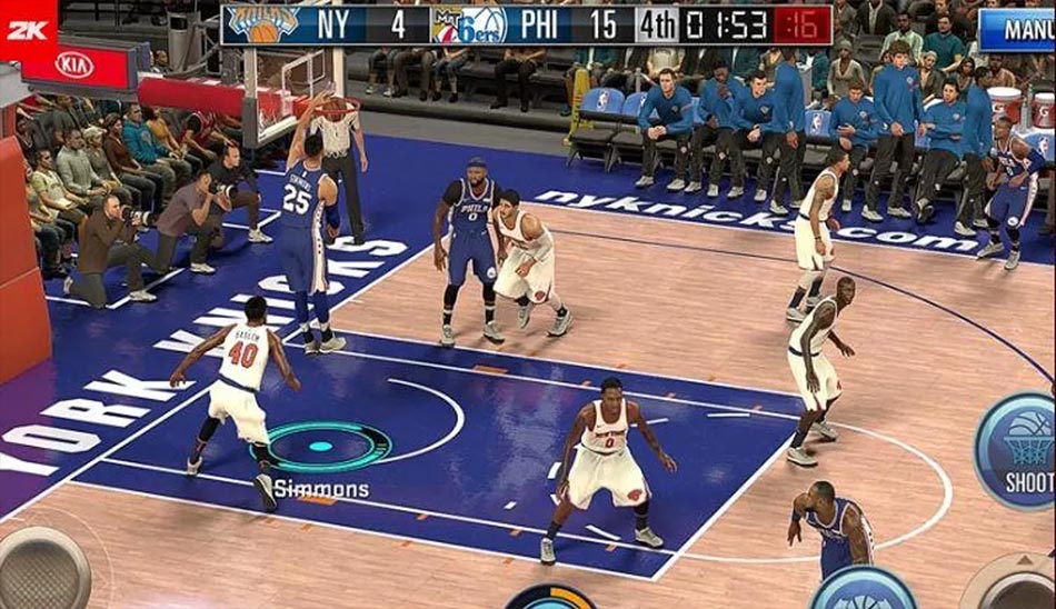 25. NBA 2K Mobile بازی های اندروید با بیشترین نصب
