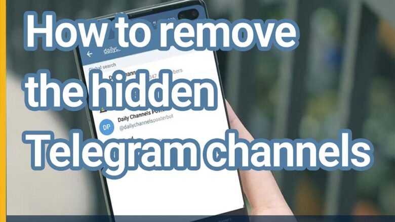آموزش حذف کانال های مخفی تلگرام