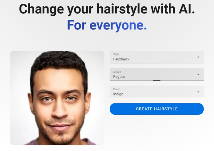 نرم افزار مدل مو روی چهره ios